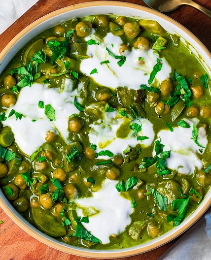 Vegan Green Goddess Chickpeas