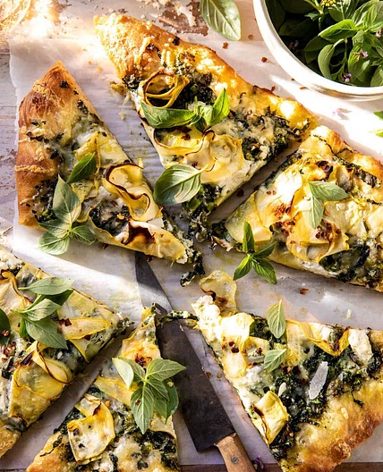 Garden Greens Goddess Pizza