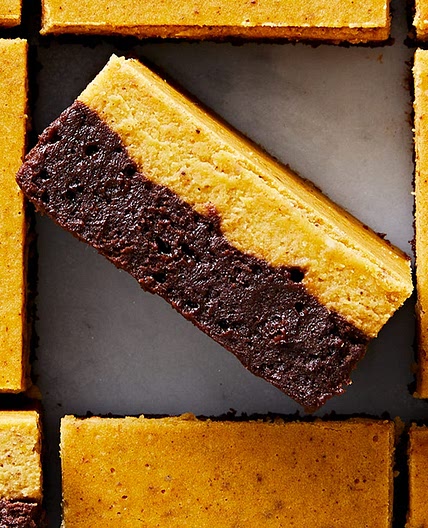 Pumpkin Cheesecake Brownies
