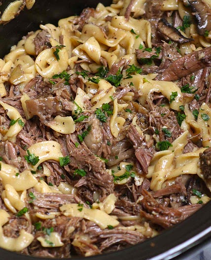 Crock Pot Beef and Noodles
