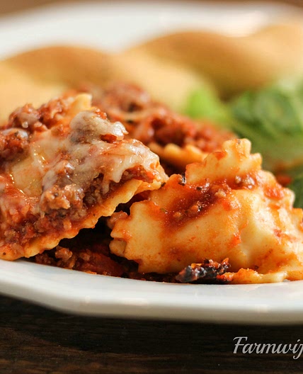 Slow Cooker Ravioli Casserole