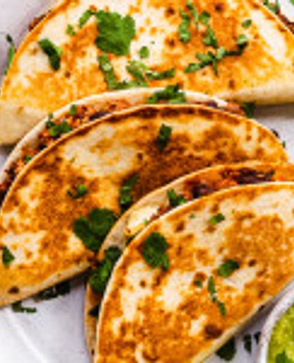 Vegan tacos with smoky mince