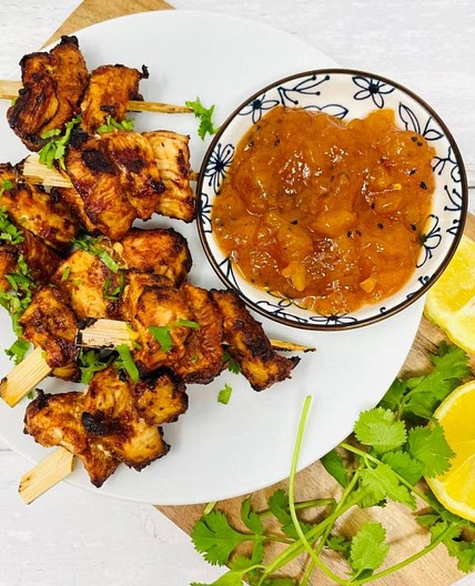 Air Fryer Chicken Kebabs