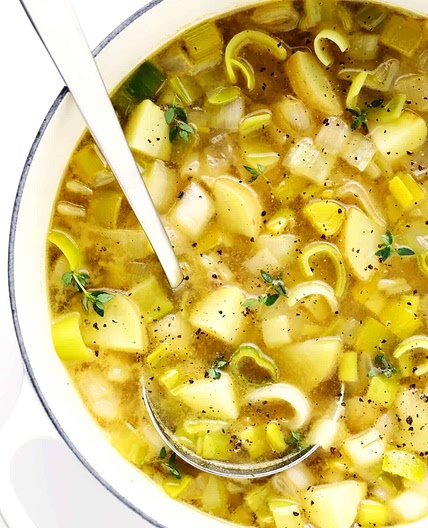 Rustic Potato Leek Soup