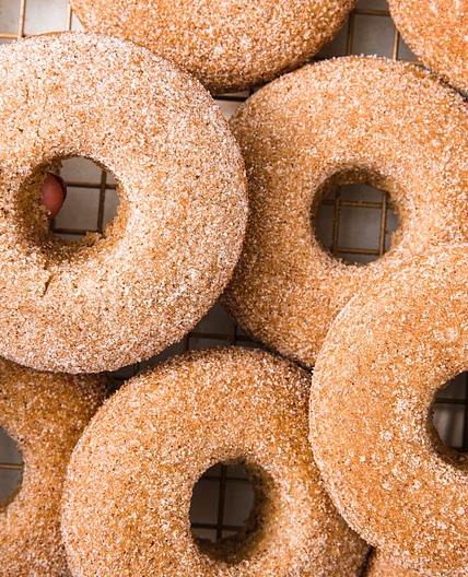 Cinnamon Sugar Vegan Donuts