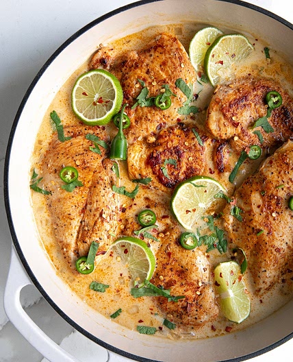 Creamy Coconut Milk Chicken Recipe (One-Skillet)