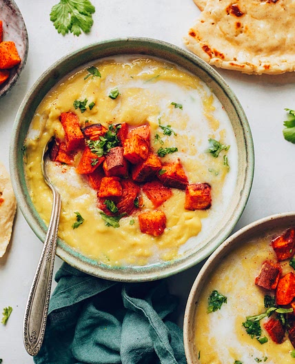 Creamy Yellow Split Pea Soup (Instant Pot Friendly!)