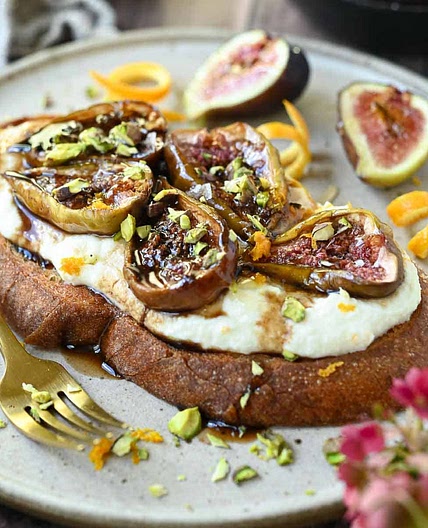 Roasted Balsamic Fig Toast