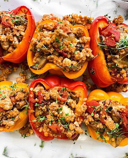 Whole30 Stuffed Peppers
