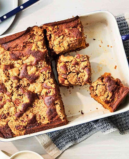 Pumpkin-Pecan Coffee Cake