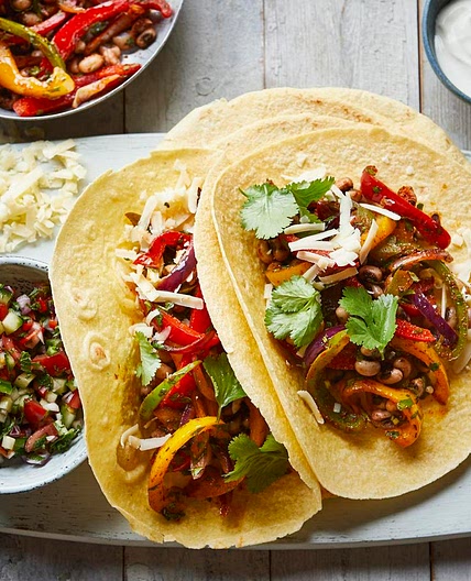 Vegetable fajitas