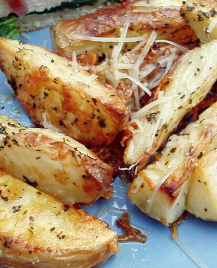 Baked Italian Potato Wedges