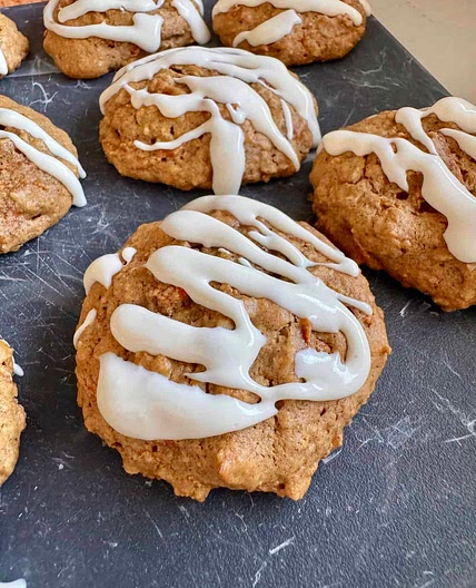 Healthy Carrot Cake Cookies