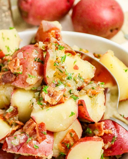 Easy Warm German Potato Salad Recipe
