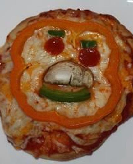 Creepy Mini Pizzas