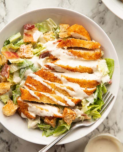 EXTRA Crispy Chicken Caesar Salad