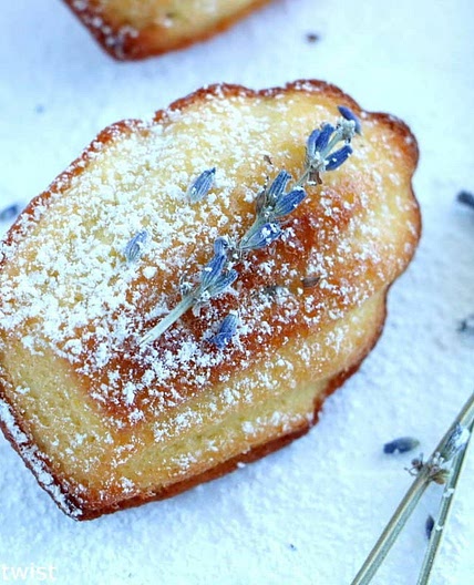 Lavender Honey Madeleines