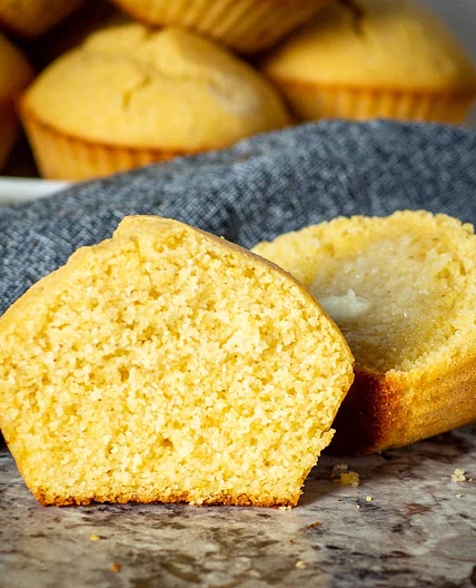 Oat Flour Cornbread Muffins
