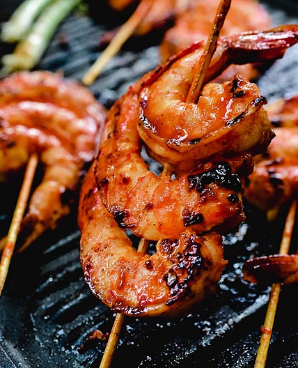 Spicy Grilled Shrimp (Gochujang Saewu Gui)