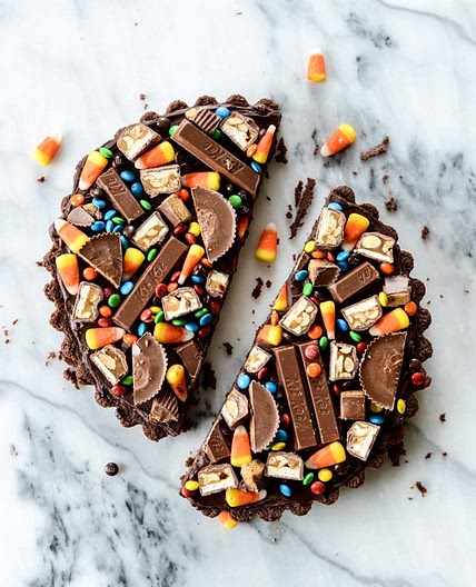 Peanut Butter Nutella Candy Bar Brownie