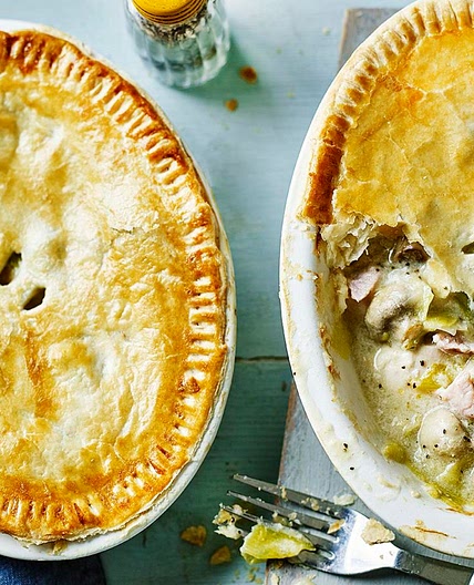Healthy chicken pie