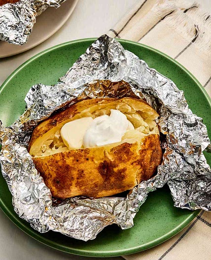 Slow Cooker Baked Potatoes