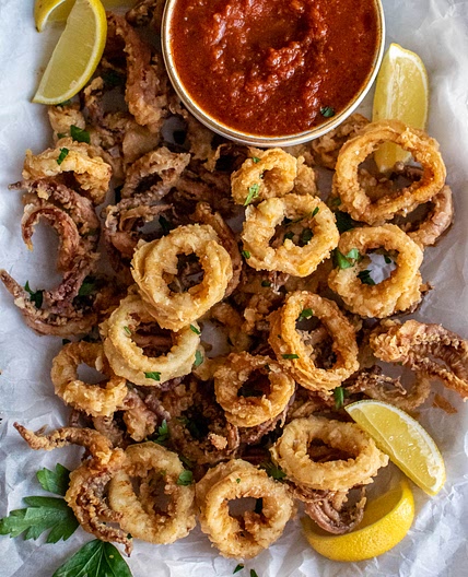Easy Fried Calamari