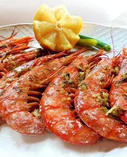 Receita de Camarão com casca no forno