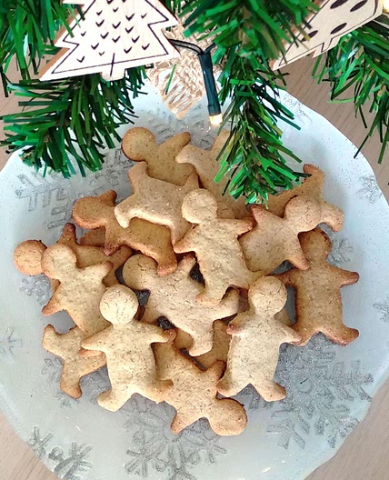 Receita de Biscoito de gengibre natalino