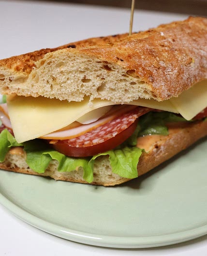 Turkey and Salami Sandwich