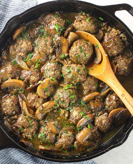 Salisbury Steak Meatballs