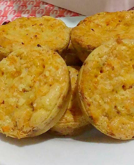 Receita de Muffin salgado de tapioca