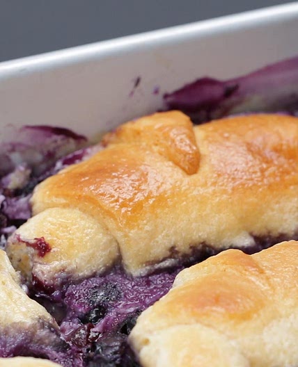 Blueberry Croissant Breakfast Bake Recipe by Tasty