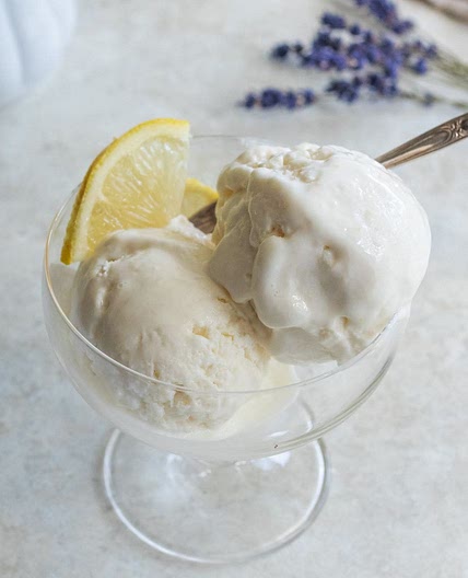 Cottage Cheese Lemon Ice Cream