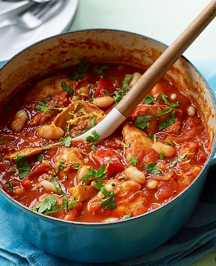 Smoked paprika chicken stew