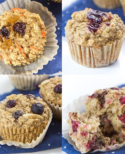 4 Baked Oatmeal Cups (baby, toddler + kid-approved)