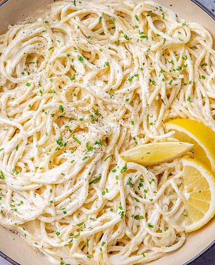 Vegan Creamy Lemon Pasta