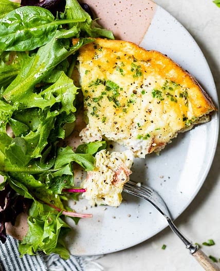 Crustless Quiche Lorraine