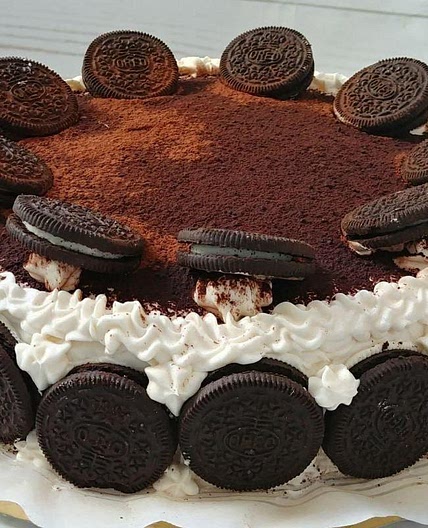 Receita de Bolo de Oreo
