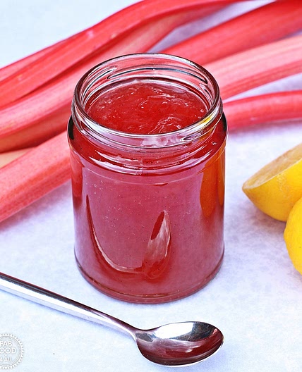 Simple Rhubarb & Gin Jam