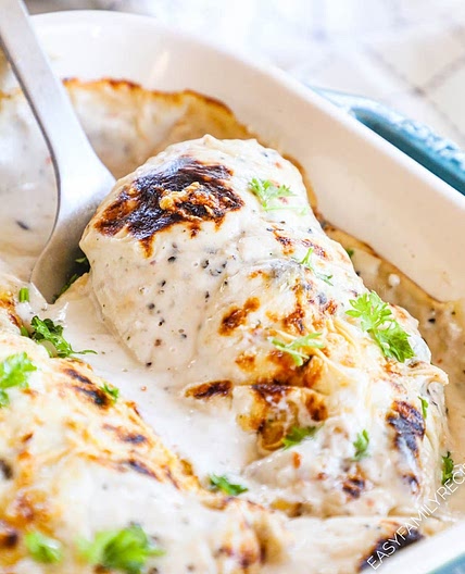 Baked Cream of Mushroom Chicken