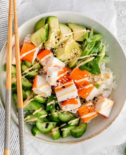 California Roll in a Bowl