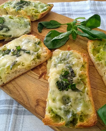 Receta de Pan de ajo y queso