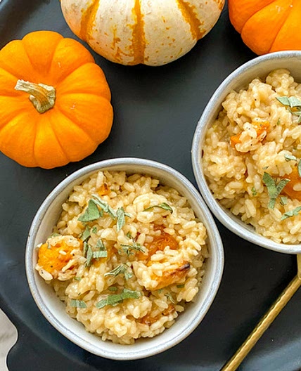 Roasted Garlic and Butternut Squash Risotto Recipe
