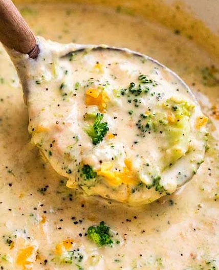 Creamy Broccoli Cheddar Soup