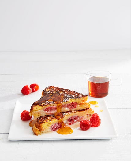 Raspberry "Cheesecake" French Toast