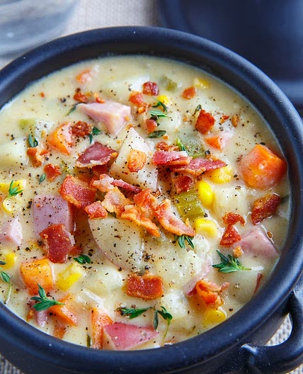 Ham and Potato Corn Chowder