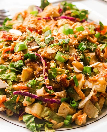 Whole30 Chinese Chicken Salad with Dates (Paleo, Gluten Free)