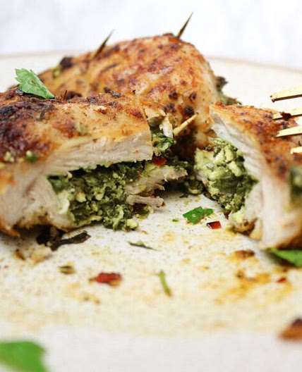 Air Fryer Stuffed Chicken Breast