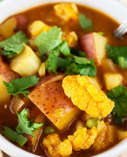 Curried Cauliflower Potato Soup
